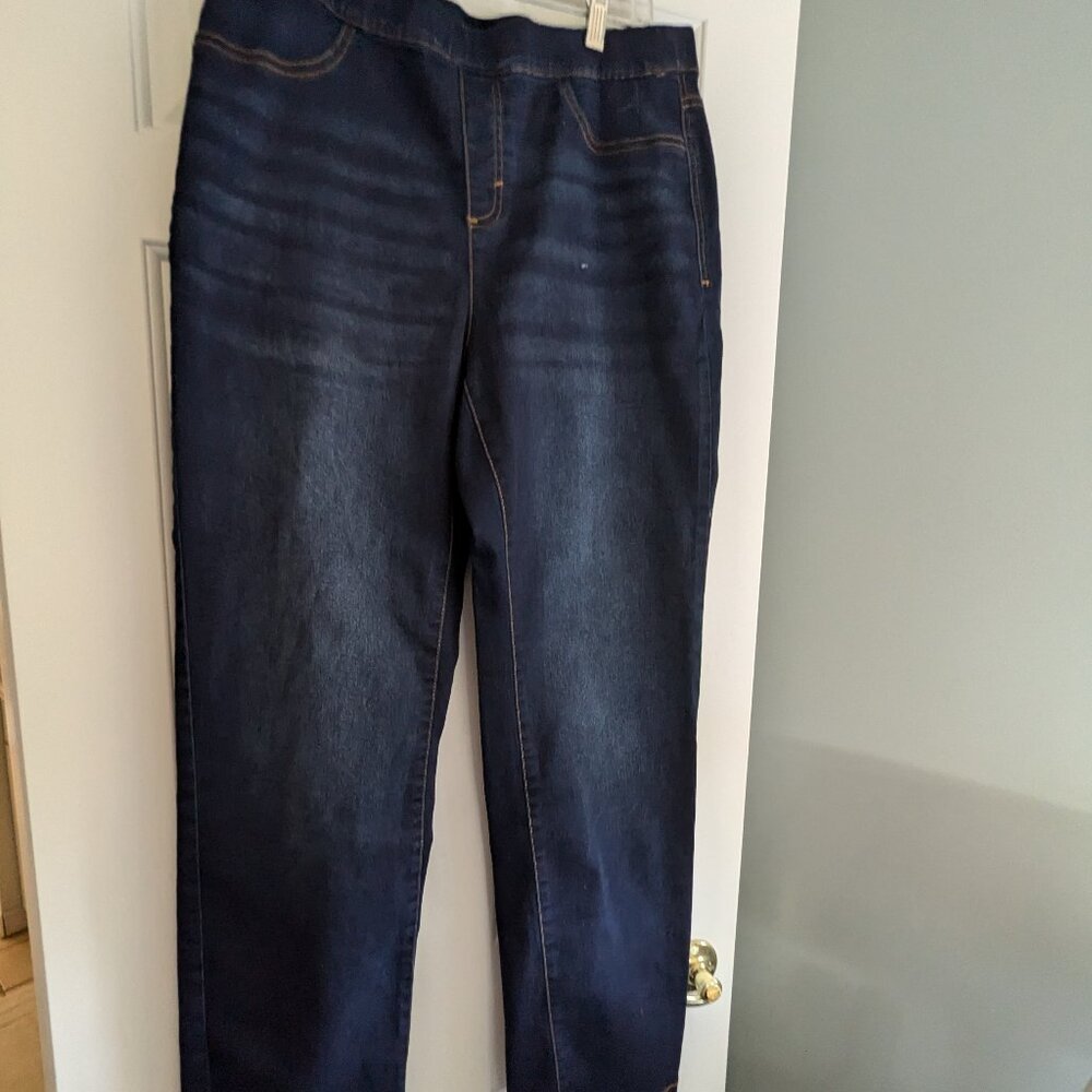 Style & CO Denim Pull On jeans - Size L NWT